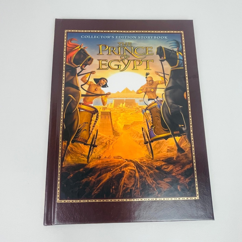 DreamWorks The Prince of Egypt Collector Edition Storybook 1998 Lithograph EX